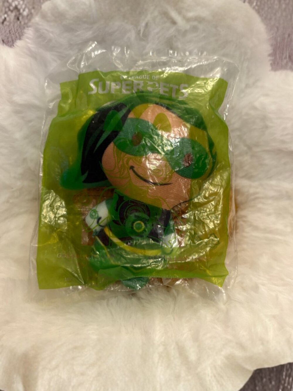 Green Lantern DC League of Super-Pets Plush McDonalds Toy 2021 (SKU: 181TO)